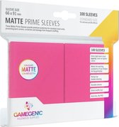 TCG Matte Prime Sleeves 66 x 91 mm - Pink (Standard Size/100 Stuks) SLEEVES