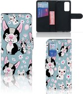 Tenphone Etui Coque pour Huawei P40 Portefeuille Chiens