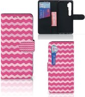 Hoesje ontwerpen Xiaomi Mi Note 10 Pro GSM Hoesje ontwerpen Waves Pink