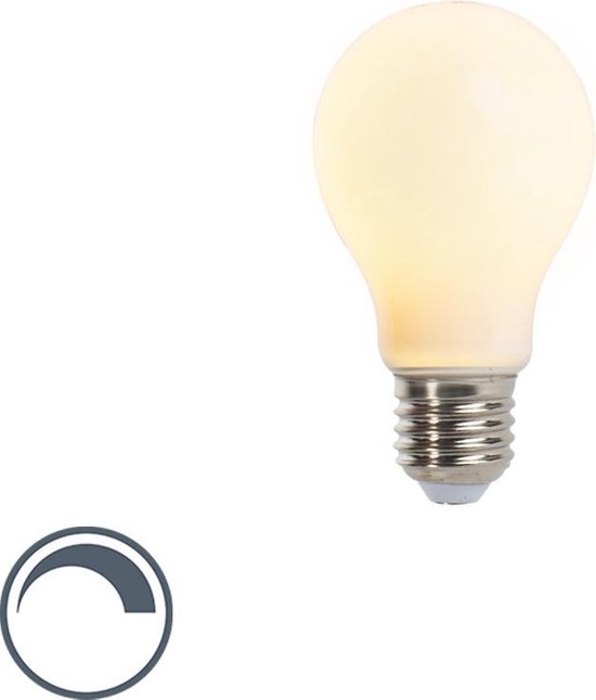 LUEDD E27 dimbare LED filament lamp A60 opaal glas 5W 380 lm 2350K