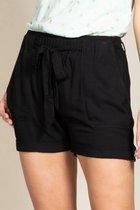 Meisjes short zwart maat 128 viscose