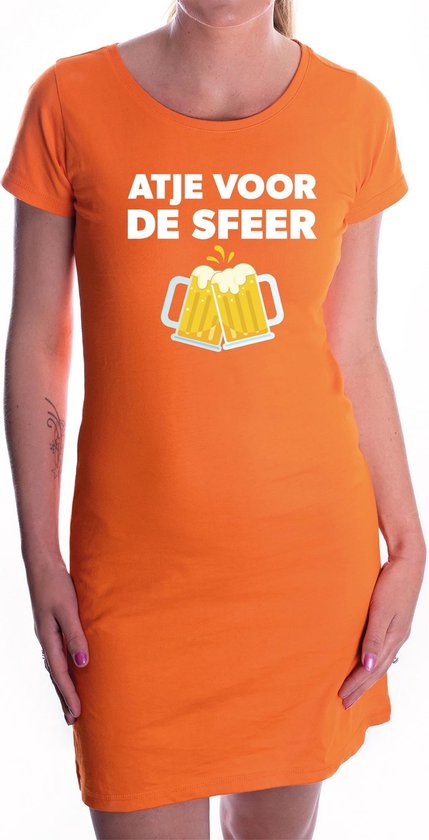 Atje voor de sfeer feest jurkje oranje voor dames - kroeg / feestje jurk -  Koningsdag... | bol.com