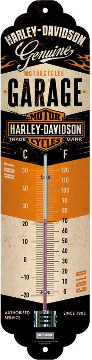 Nostalgic-Art 80313 Harley-Davidson - Garage, Thermometer