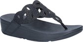 Fitflop™ Vrouwen  80005056 /  Teenslipper - Elora Crystal Toe  - Zwart - Maat 36