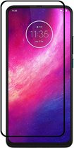 Motorola One Hyper Screenprotector - Full Cover Screenprotector - Case-Friendly - Zwart