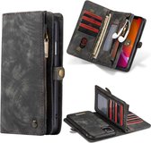 CASEME - Apple iPhone 11 Vintage Wallet Case  - Zwart