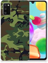 GSM Hoesje Geschikt voor Samsung Galaxy A41 Smartphonehoesje Camouflage