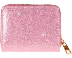 foto van Meisjes portemonnee roze glitter