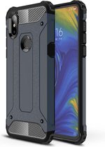 Magic Armor TPU + PC Combinatie Case voor Xiaomi Mix 3 (Navy Blue)