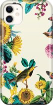 iPhone 11 rondom bedrukt hoesje - Zonnebloemen / Bloemen | Apple iPhone 11 case | geel | Luxe telefoonhoesje | Extra sterk