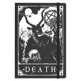 Deadly Tarot Notitieboek Deadly Tarot - Death Black A5 Hard Cover Zwart