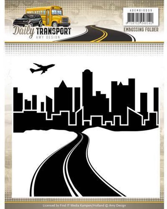 Embossingfolder - Amy Design - Daily Transport