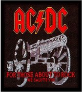 AC/DC Patch For Those About To Rock Zwart