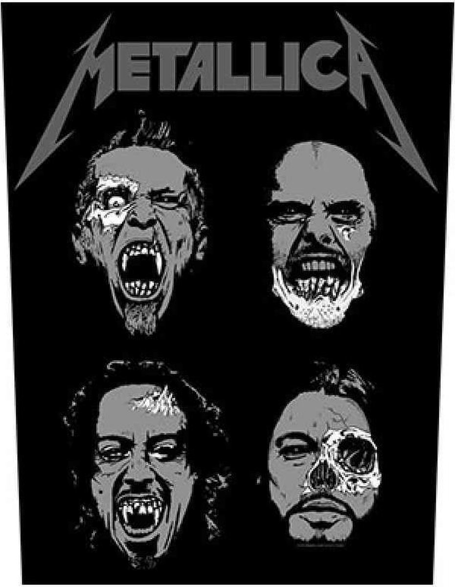 Metallica - Undead Rugpatch - Zwart