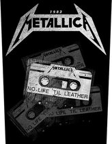 Metallica Rugpatch No Life 'Til Leather Zwart