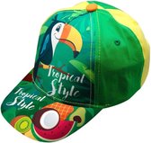 Glitterpet Tropical Style Toucan Junior Katoen groen