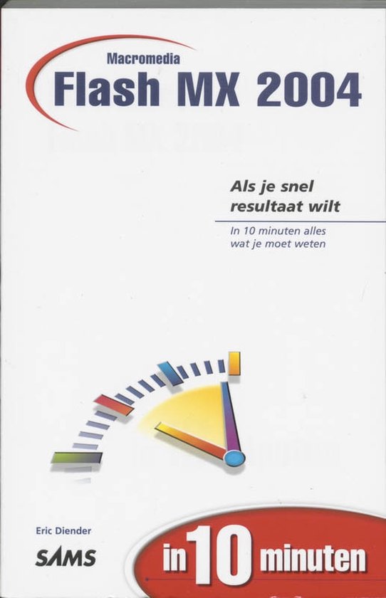 Cover van het boek 'Macromedia Flash MX 2004 in 10 minuten'