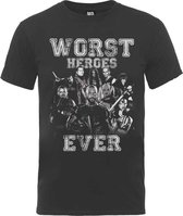 DC Comics Suicide Squad Heren Tshirt -2XL- Worst Heroes Grijs