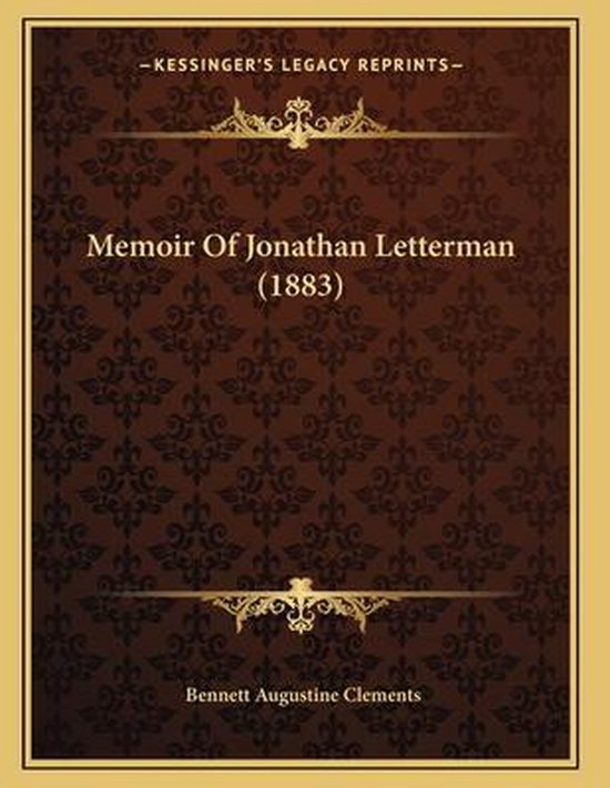 Memoir of Jonathan Letterman (1883) - cover