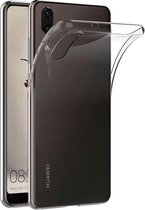 Hoesje Geschikt voor: Huawei P20 - Silicone - Transparant