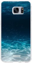 Samsung Galaxy S7 Edge Hoesje Transparant TPU Case - Lets go Diving #ffffff