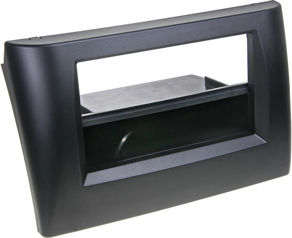 2-DIN Paneel geschikt voor Fiat Stilo 2001-2008 - Kleur: Zwart