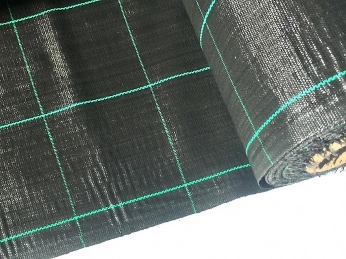 Gronddoek - Worteldoek 4,20M breed x 10M lang; 42M² + 50 GRATIS gronddoekpennen. Gronddoek = Europes