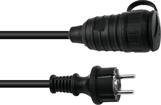 Rallonge Eurolite extérieur 1,5 m - rallonge extérieure - étanche - mise à la terre