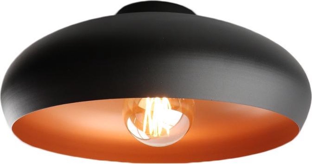 EGLO Mogano Plafondlamp - E27 - Ø 40 cm - Zwart/Koper - Eglo
