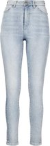 Urban Classics Skinny fit broek -27/30 inch- High Waist Blauw