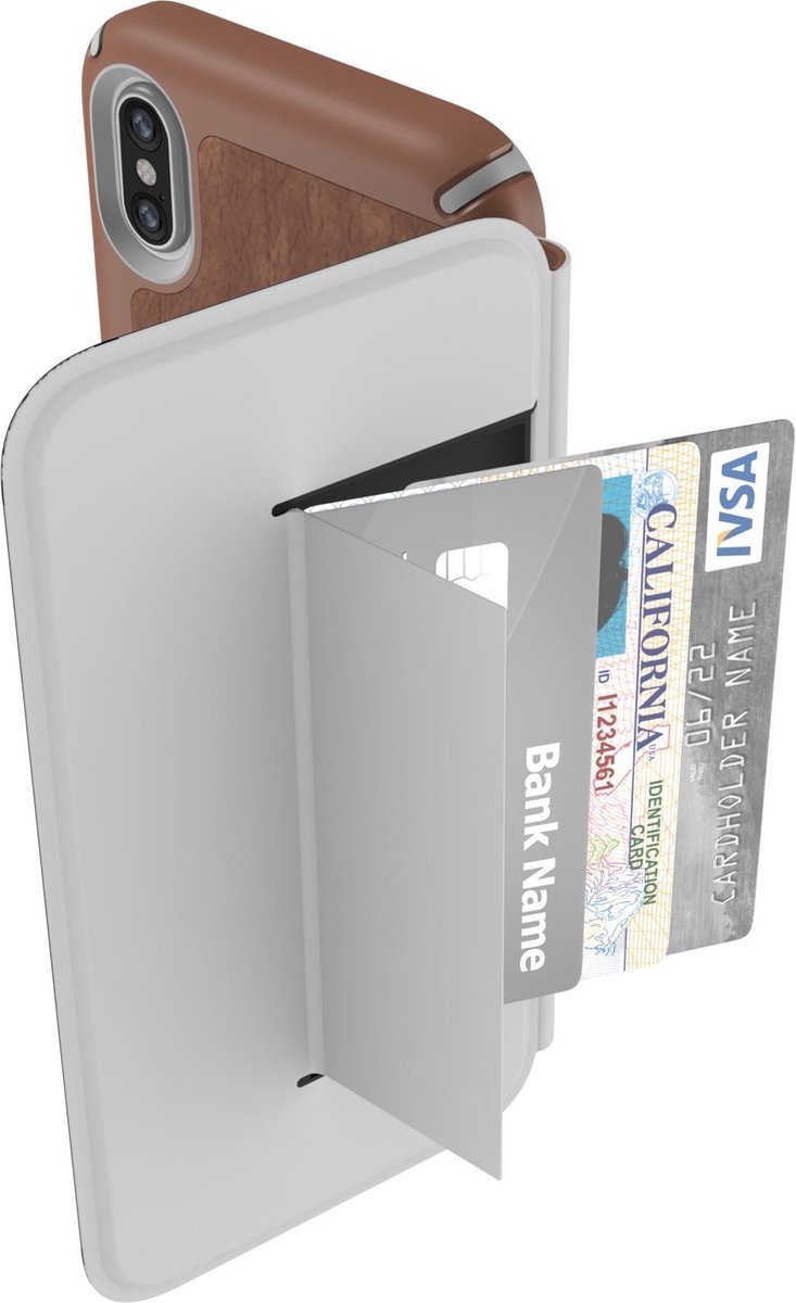 Speck Presidio Leather Folio Apple iPhone X/XS Saddle Brown