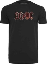 Urban Classics AC/DC Heren Tshirt -XS- AC/DC Voltage Zwart