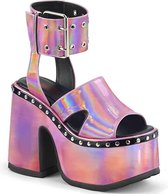 Demonia Plateau Sandaal -41 Shoes- CAMEL-102 US 11 Roze