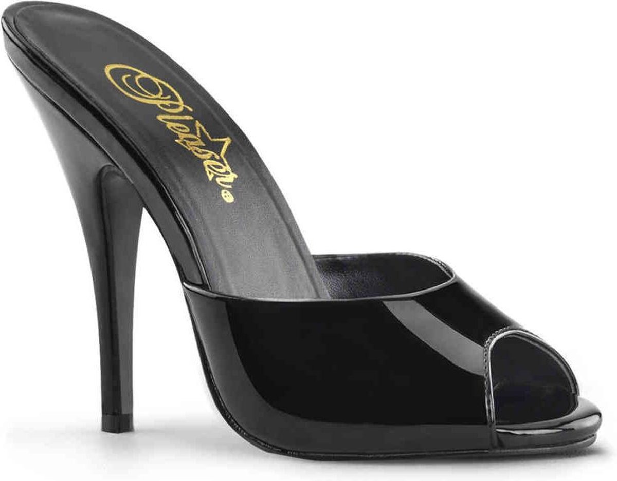 Pleaser Muiltjes met hak -41 Shoes- SEDUCE-101 US 11 Zwart