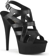 Pleaser Hoge hakken -37 Shoes- DELIGHT-644 US 7 Zwart