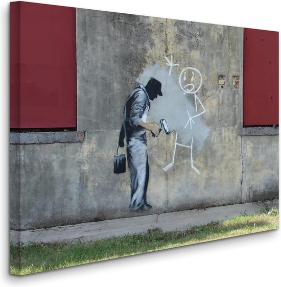 BANKSY Grey Ghost New Orleans Impression sur toile