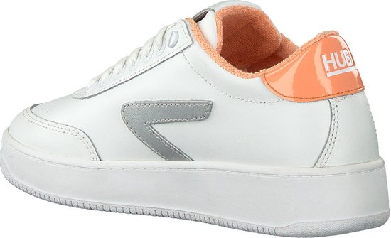 HUB Dames Lage sneakers Baseline-w - Wit - Maat 38 | bol.com