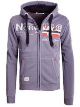 Geographical Norway Vest Donkergrijs Gisland - M