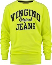 Vingino Jongens T-shirt - Neon Yellow - Maat 98