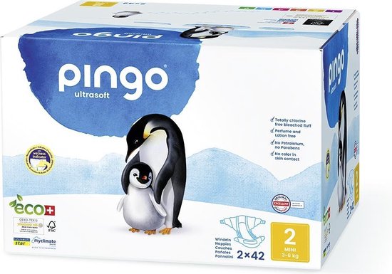 Luiers Zonder Chemicaliën Love & Green Eco Luiers Maat 6 (16 Kg) – 64 Slipjes, Zonder Chemische Toevoegingen, Ultra Absorberend & Lekvrij Milieuvriendelijke Luiers 64 Stuks