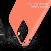 Silicone case geschikt voor Apple iPhone 11 Pro Max - oranje
