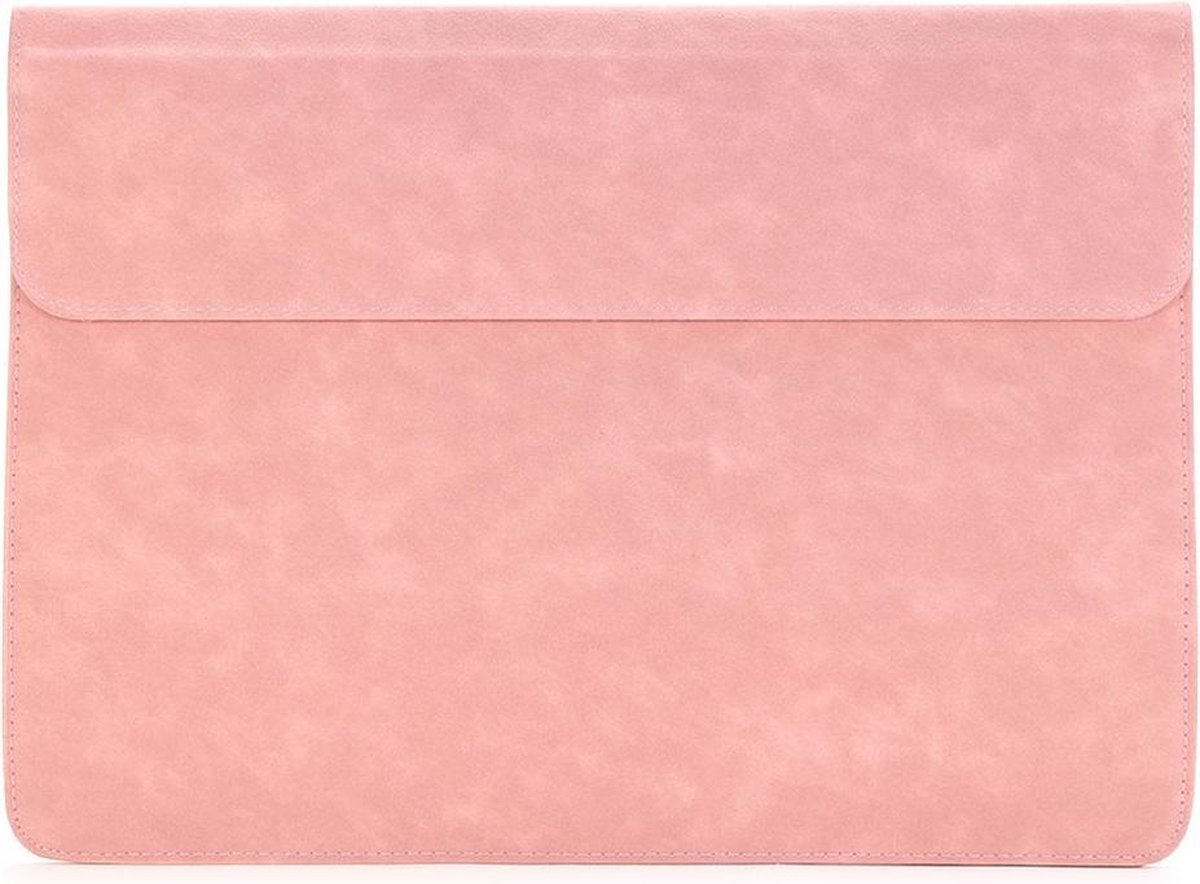 Shop4 - Geschikt voor MacBook Pro 16-inch (2019) Hoes - Sleeve Roze met Etui