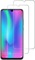 2 Stuks Screenprotector Tempered Glass Glazen Gehard Screen Protector 2.5D 9H (0.3mm) - Geschikt voor: Huawei Y5 2019
