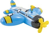 Propellervliegtuig met waterpistool 132 cm | blauw