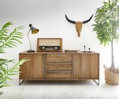 Dressoir Odon 175x45x70 cm natuur Exotisch hout