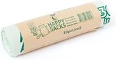 Happy Sacks sacs bio 30 litres - Boîte 40 rouleaux de 10 pièces