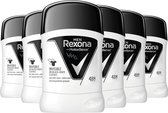 Rexona Men Invisible on Black & White Clothes Deodorant - 6 x 50 ml - Voordeelverpakking