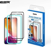 ESR -  Screen Shield 3D Full Cover Glass Apple iPhone 11 Pro Max - Black (2 pack)