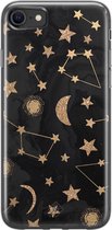 iPhone SE 2020 hoesje siliconen - Counting the stars | Apple iPhone SE (2020) case | TPU backcover transparant