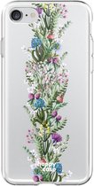 HappyCase Apple iPhone 8 Flexibel TPU Hoesje Floral Print